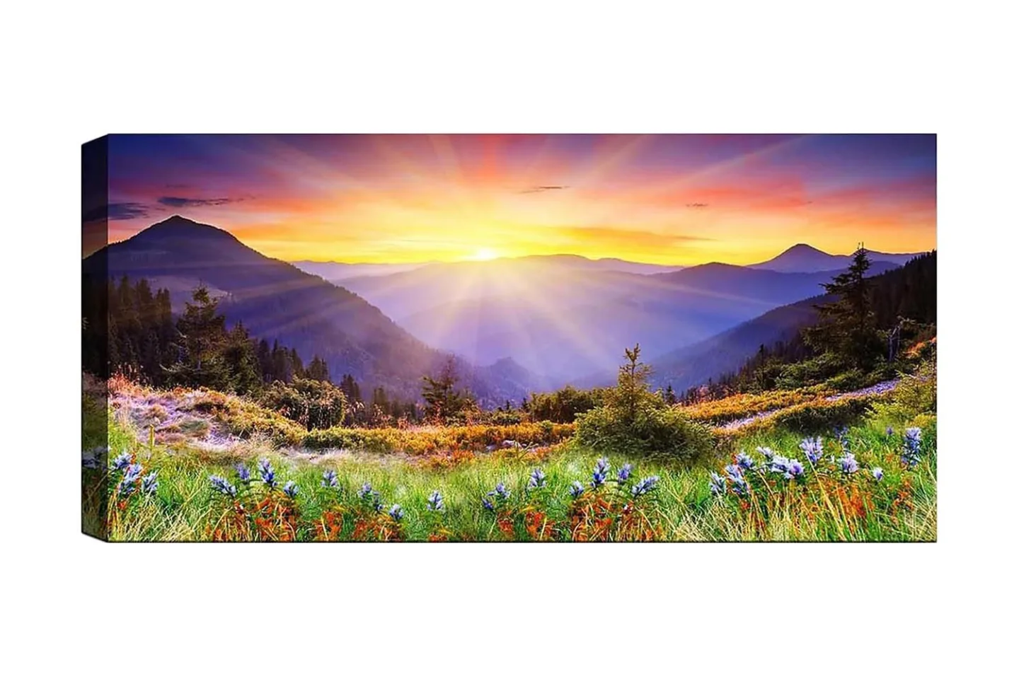 Canvastavla YTY Landscape & Nature Flerfärgad - 120x50 cm