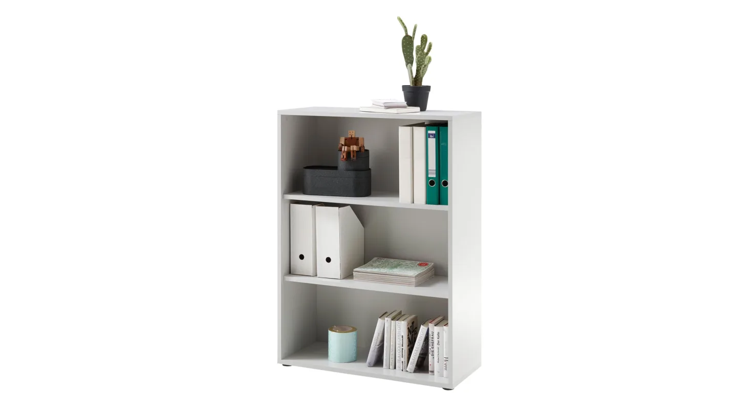 Bücherregal Standregal lichtgrau 80 x 111 cm - PRONTO