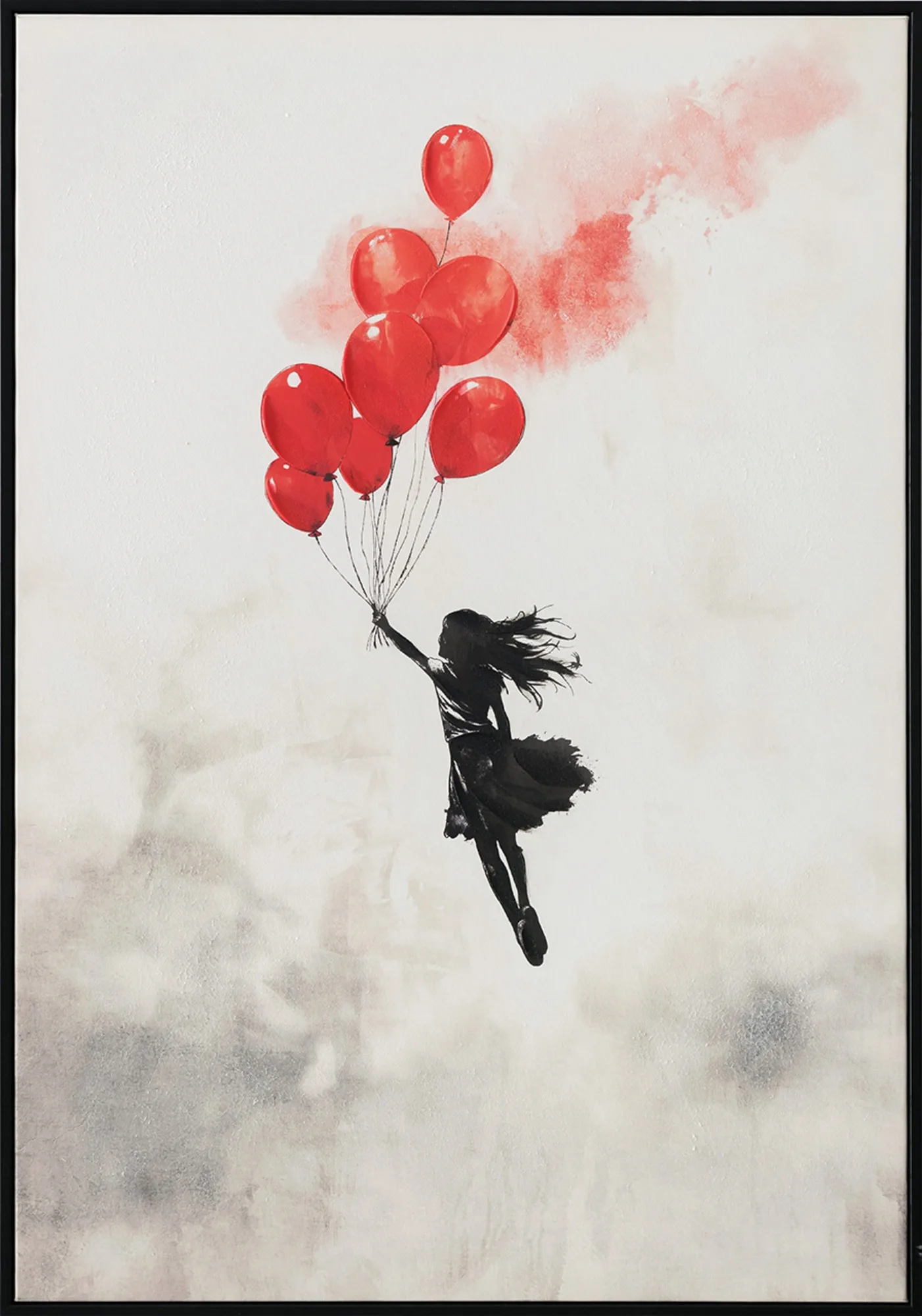 image LAND Gemälde Balloon Girl in The Sky | Schubiger Möbel