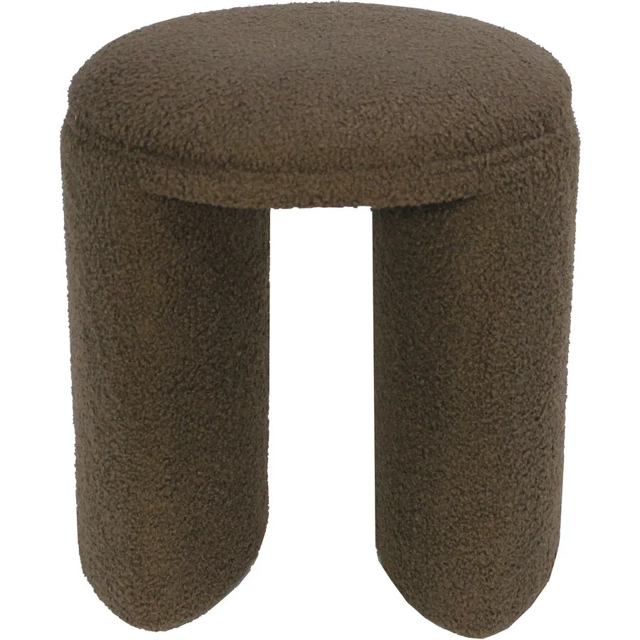 Hocker June Braun Polyester 38 cm 38 cm