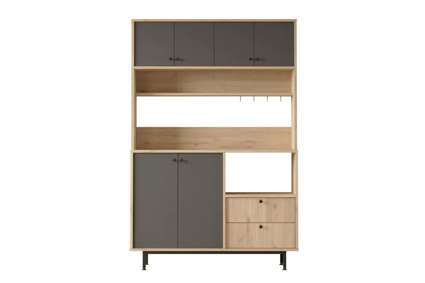 Donae Highboard - Ek/Antracit