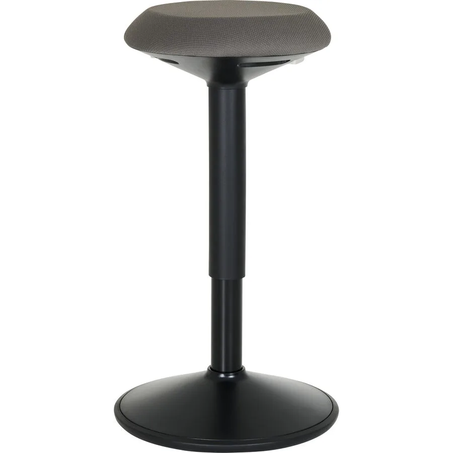 MyDeal Bürohocker Kaio schwarz/dunkelgrau Stoff/Kunststoff H 55 cm