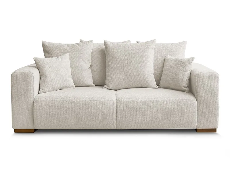 2er Sofa BOBOCHIC SIDONIE Stoff chiniert beige