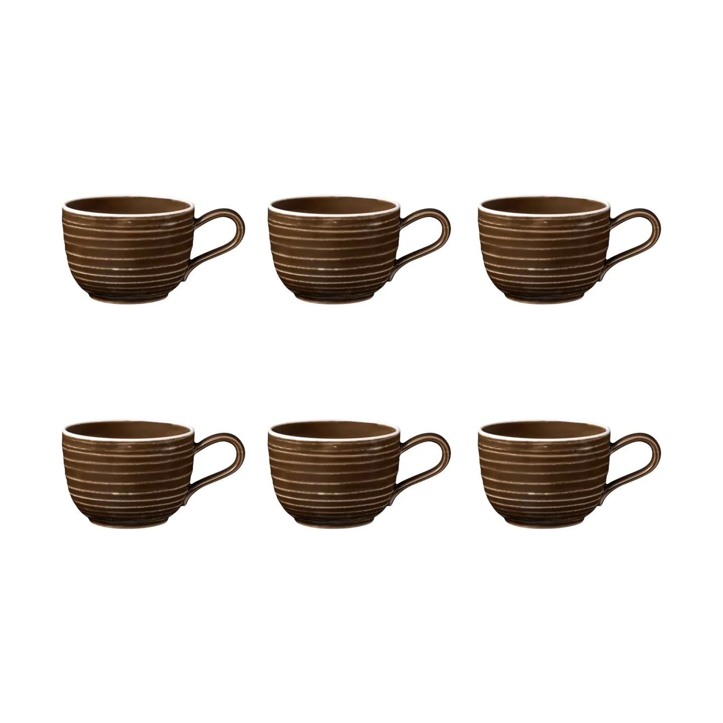 Seltmann Weiden Terra Tasse 20 cl 6er Pack Earth Brown