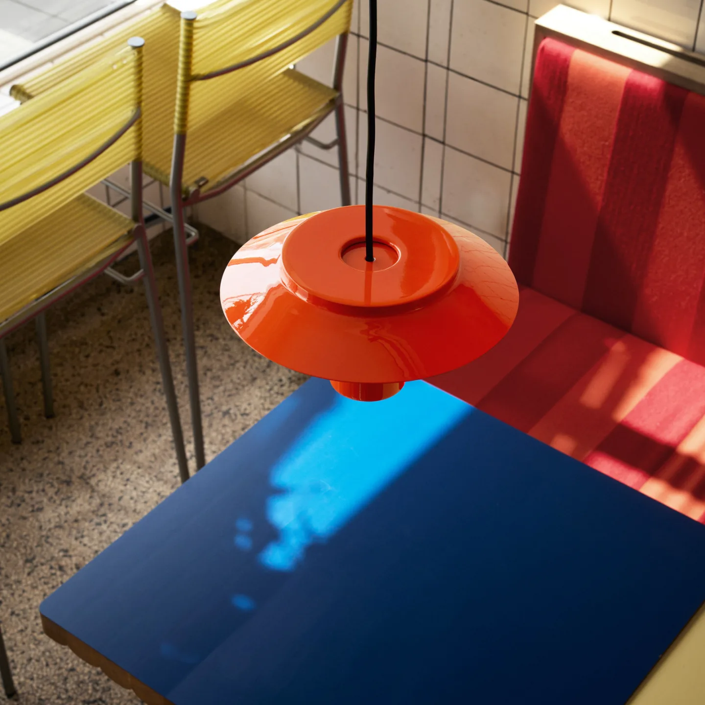 Lille 24 Hängeleuchte, orange, Aluminium, Ø 24cm - Pholc - Küche - Design - Einflammig