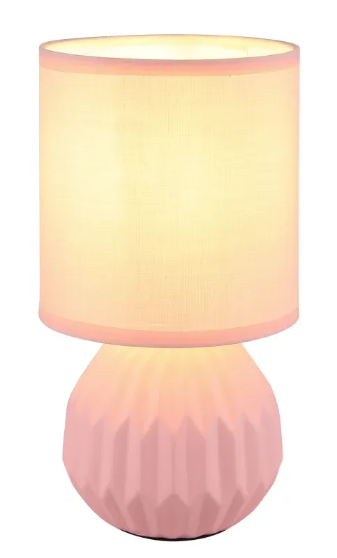 Globo Lighting - Sylas 23cm - Bordslampa - Rosa
