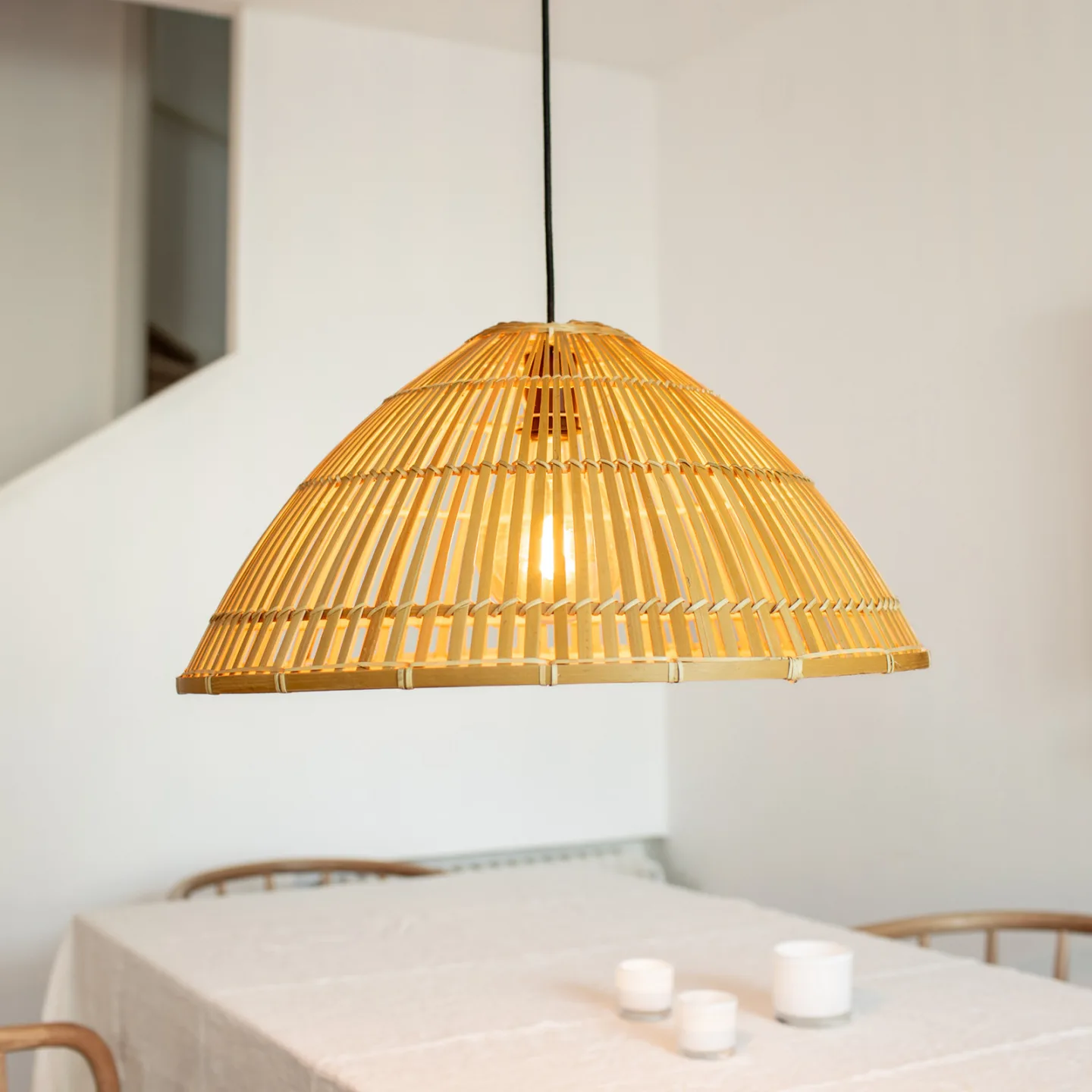 Capello pendellampa Natural - Markslöjd - Vardagsrum - Skandinavisk - Bambu - Med en ljuskälla