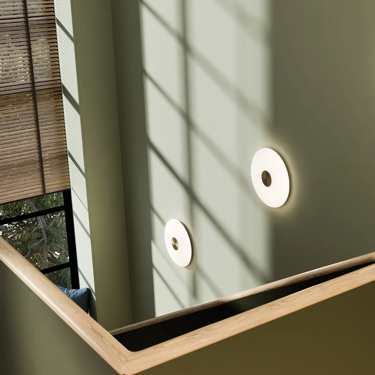Glint LED-vegglampe - Northern - Stue - Design - Glass - Med en lyskilde