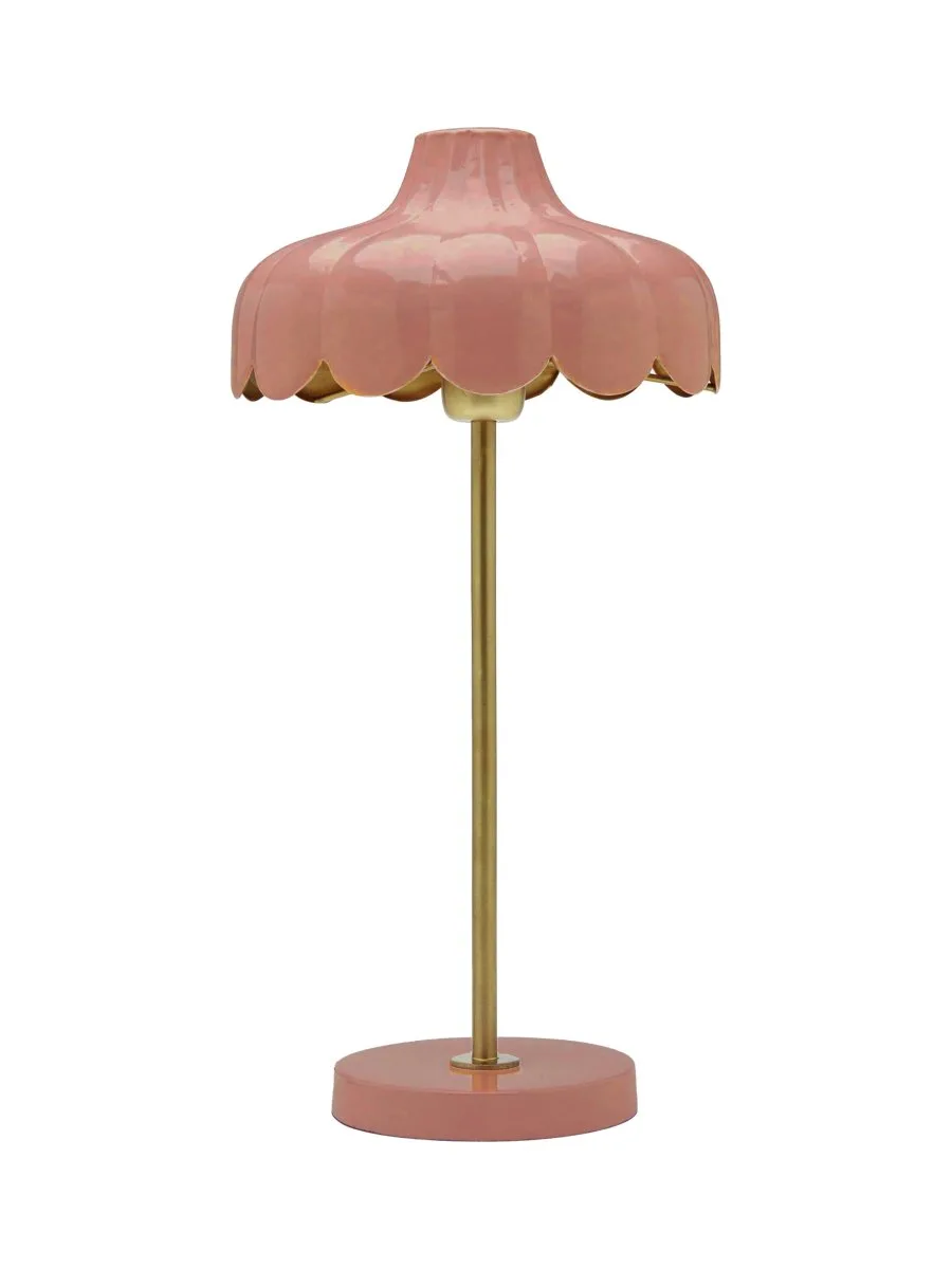 PR Home - Wells 50cm - Bordslampa - Mörkrosa
