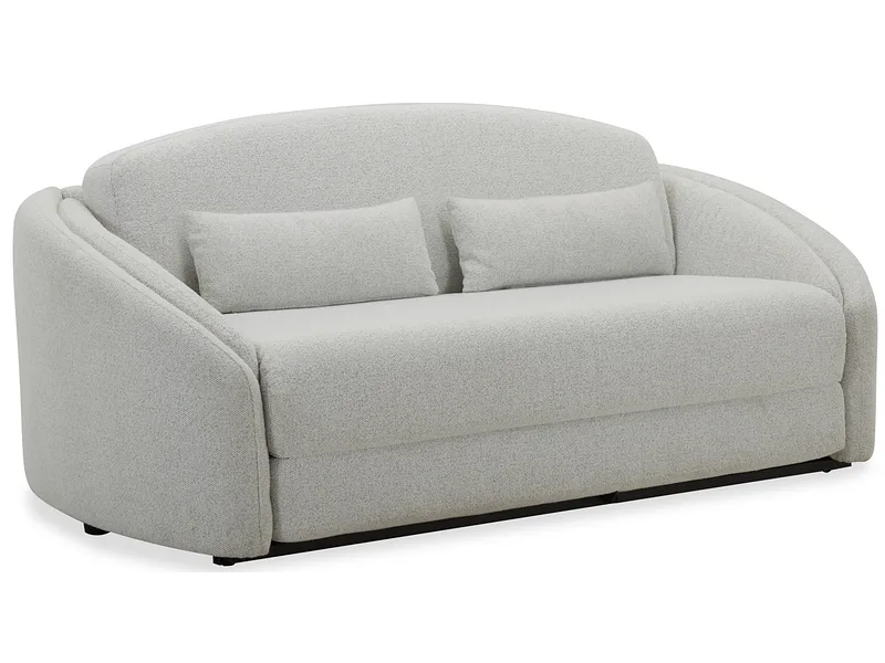 Bettsofa WUBAO Stoff hellgrau