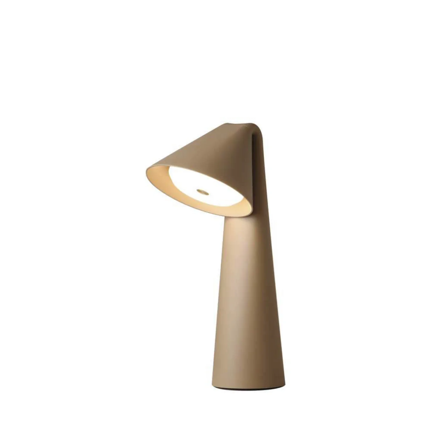 Ami bærbar LED-bordlampe med batteri, grå-beige – FRANDSEN - Spisestue - Moderne - Plast - Med en lyskilde