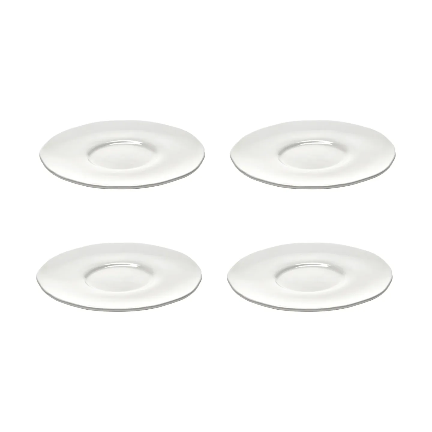 Serax Silhouette Untertasse für Kaffeetasse Ø12,7 cm 4er pack White