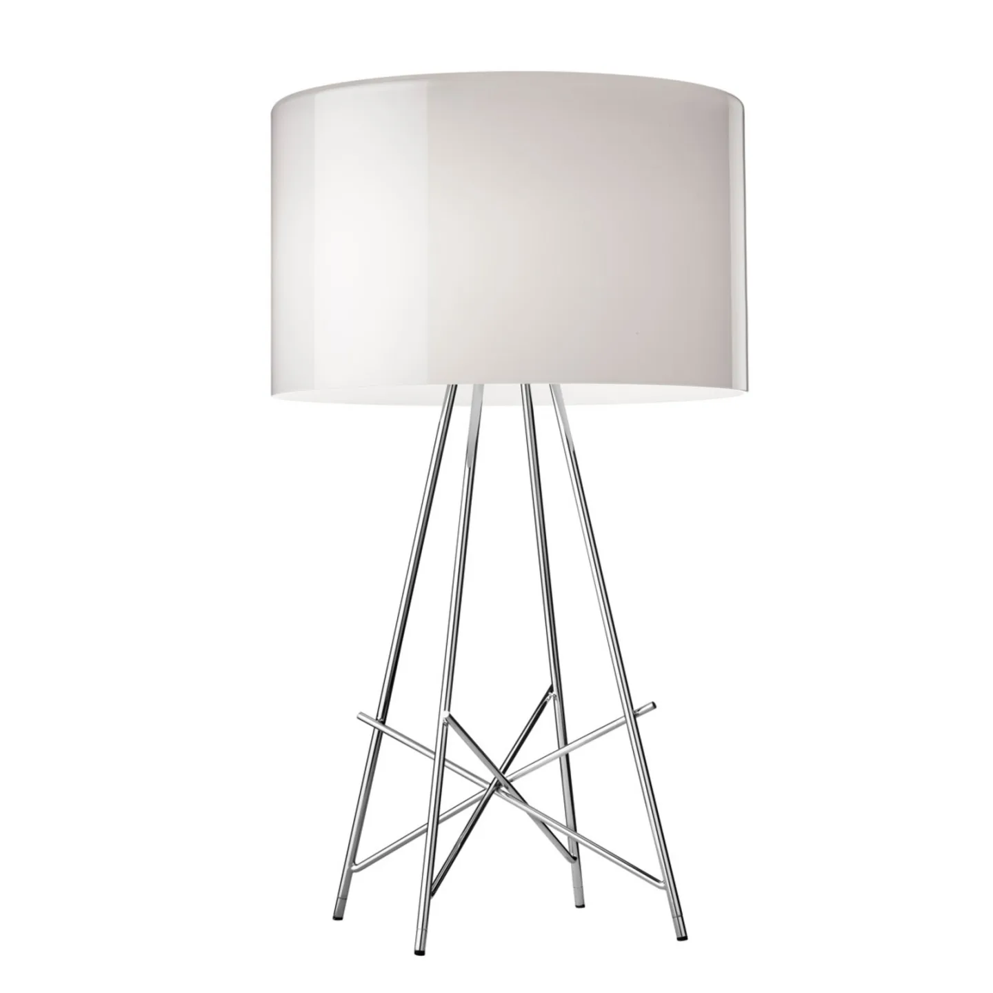 Ray Tischleuchte Glas - Flos - Wohnzimmer - Design - Metall - Mit Schirm