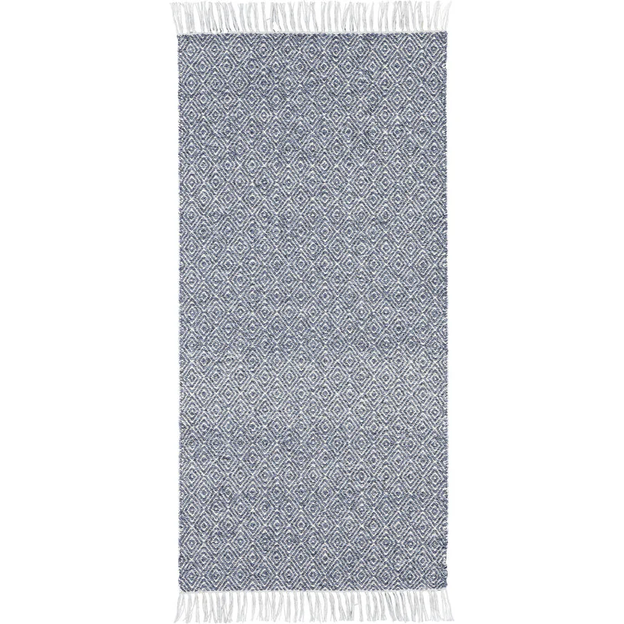 HORREDSMATTAN Teppich Goose blau Mischgewebe 150 x 150 cm