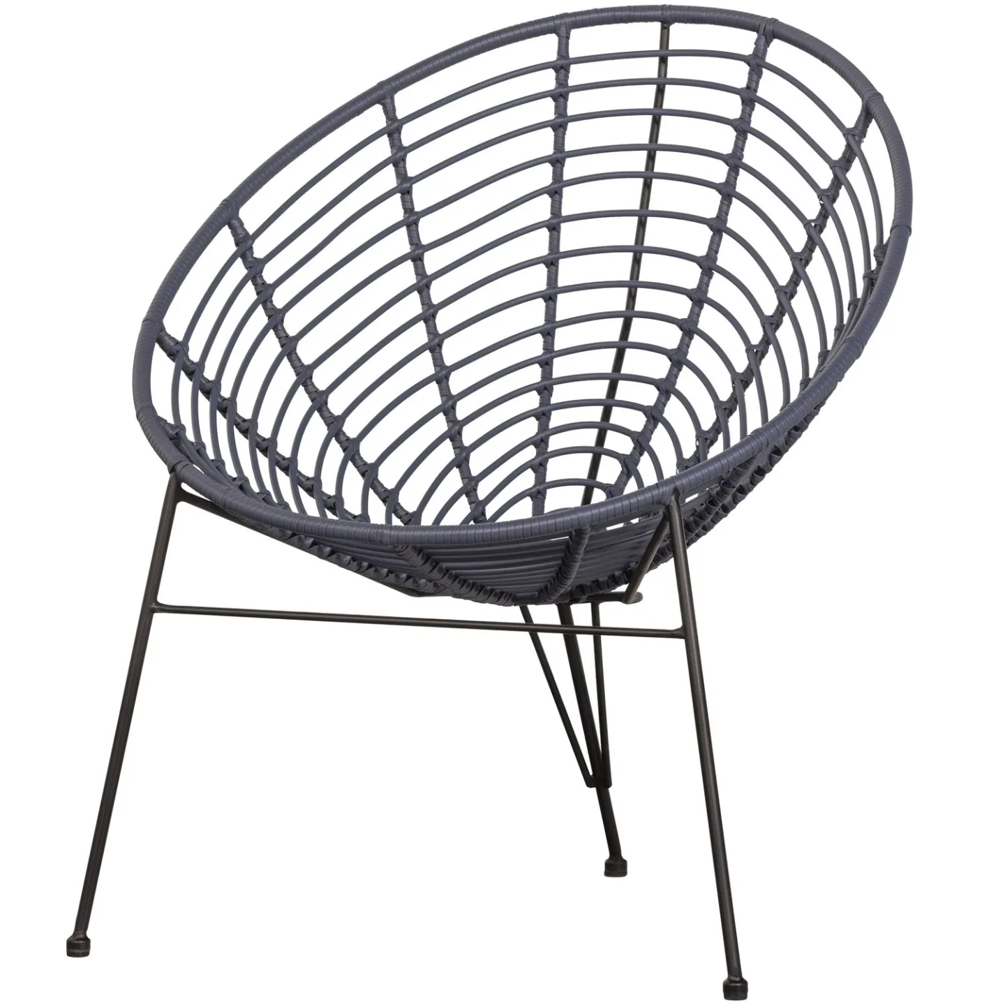 Loungestol Jane 72 cm Utomhus - Bläck
