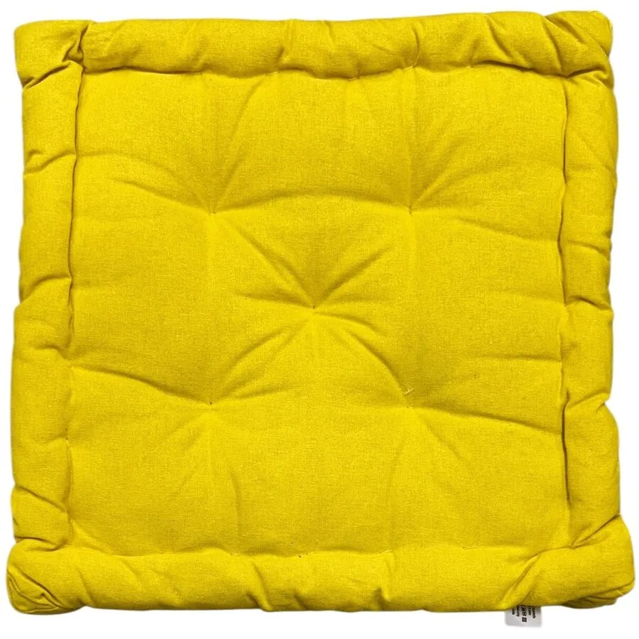 Sitzkissen Elba limone Baumwolle B 40 T 40 cm