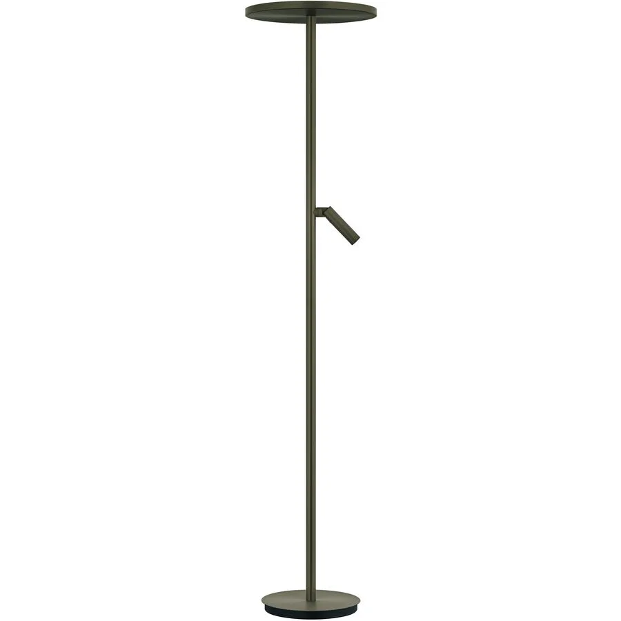 Designer-Stehlampe Bankamp Sky bronze dimmbar H 190 cm - Material: Aluminium/Eisen/Acryl - LED - Lichtfarbe: Extra warmweiss - LED Energiesparlampen