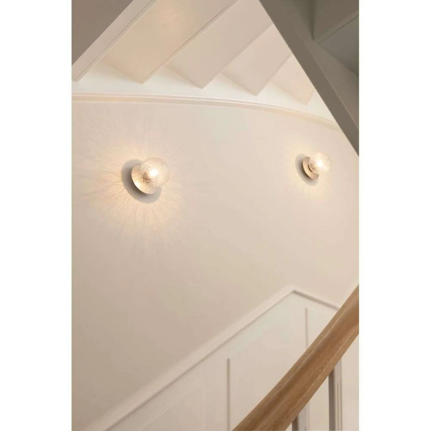 Liila 1 Wandlampe, silber/klar, Ø 14 cm, IP 44 - Nuura Nuura Aps - Badezimmer - Skandinavisch - Metall - Rund