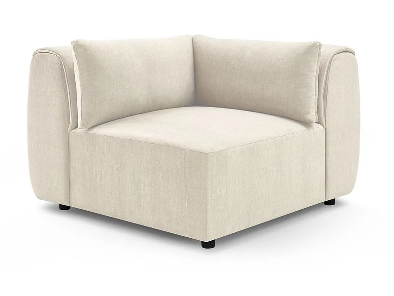 Ecke für modulare Sofas BOBOCHIC JEANNE Samt beige