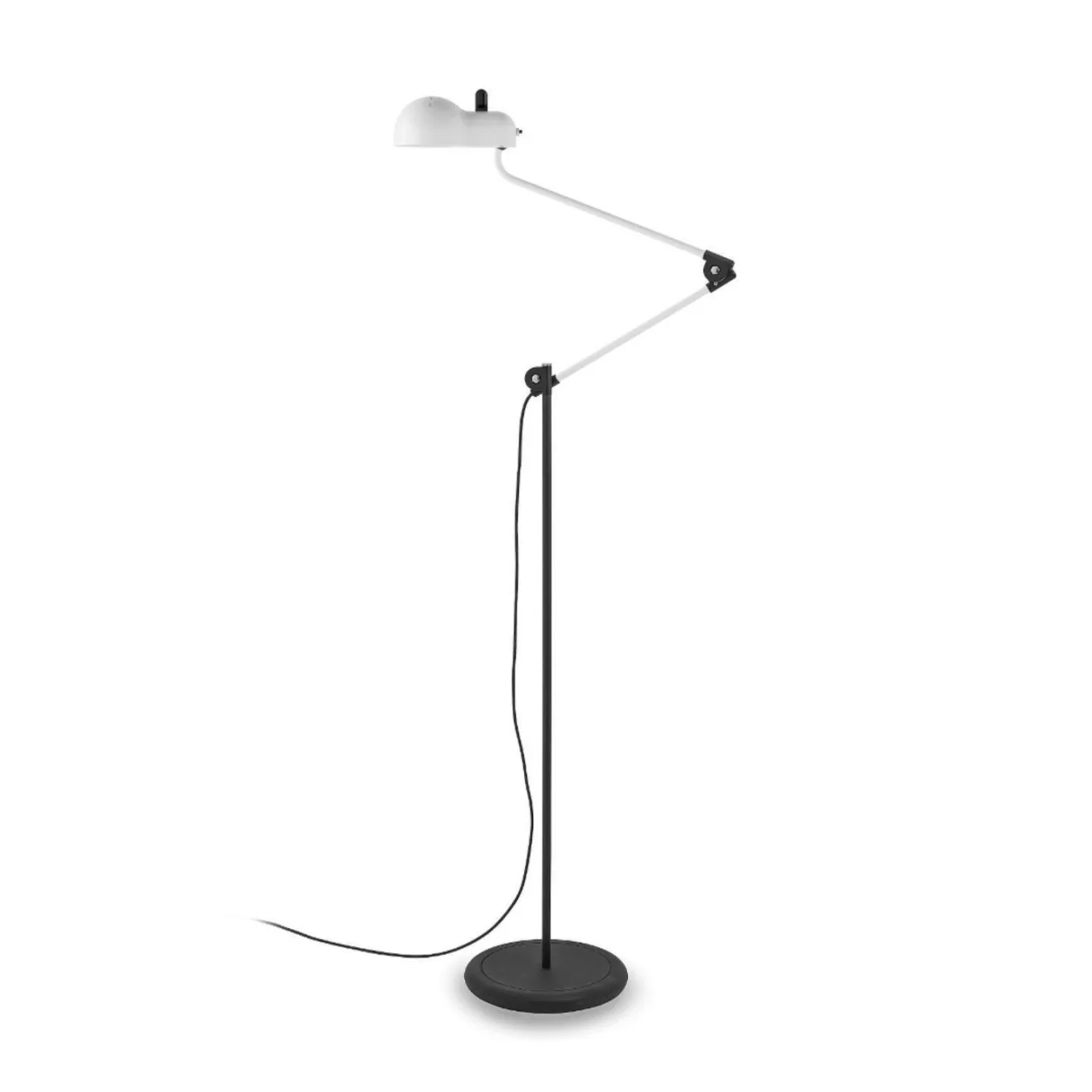 Topo LED-gulvlampe, hvit, høyde 140 cm - Stilnovo - Stue - Design - Metall - Med en lyskilde
