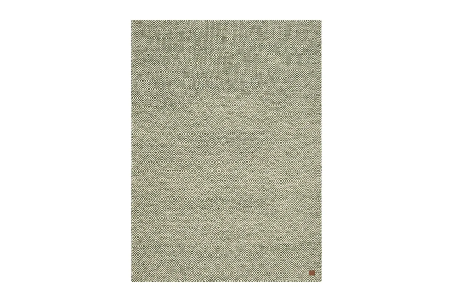 Gåsöga Ullmatta 240x340 cm Rektangulär - Grön