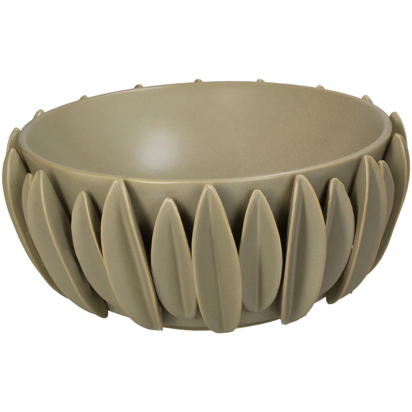 Kersten Schale Keramik, Beige H: 14 cm | Schubiger Möbel