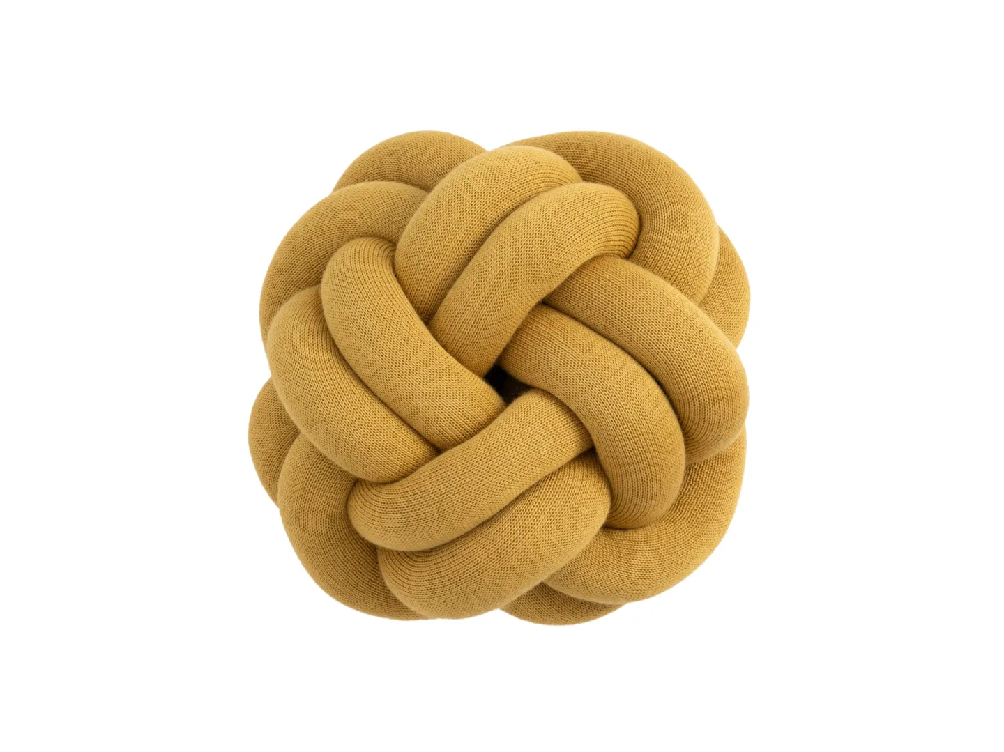 Design House Stockholm Knot kudde gul