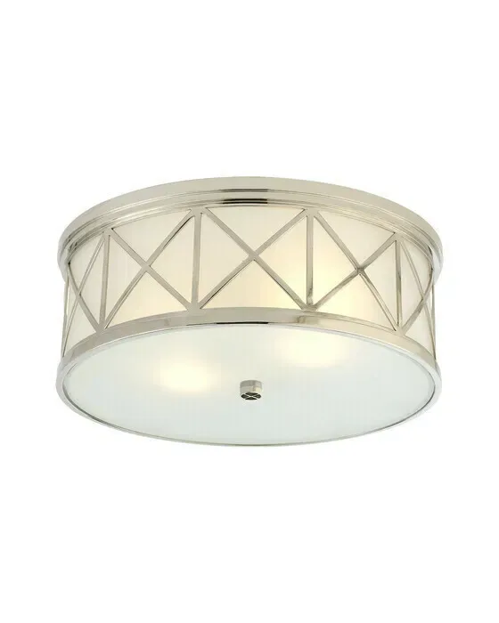 Montpelier Large Flush Mount Polished Nickel
