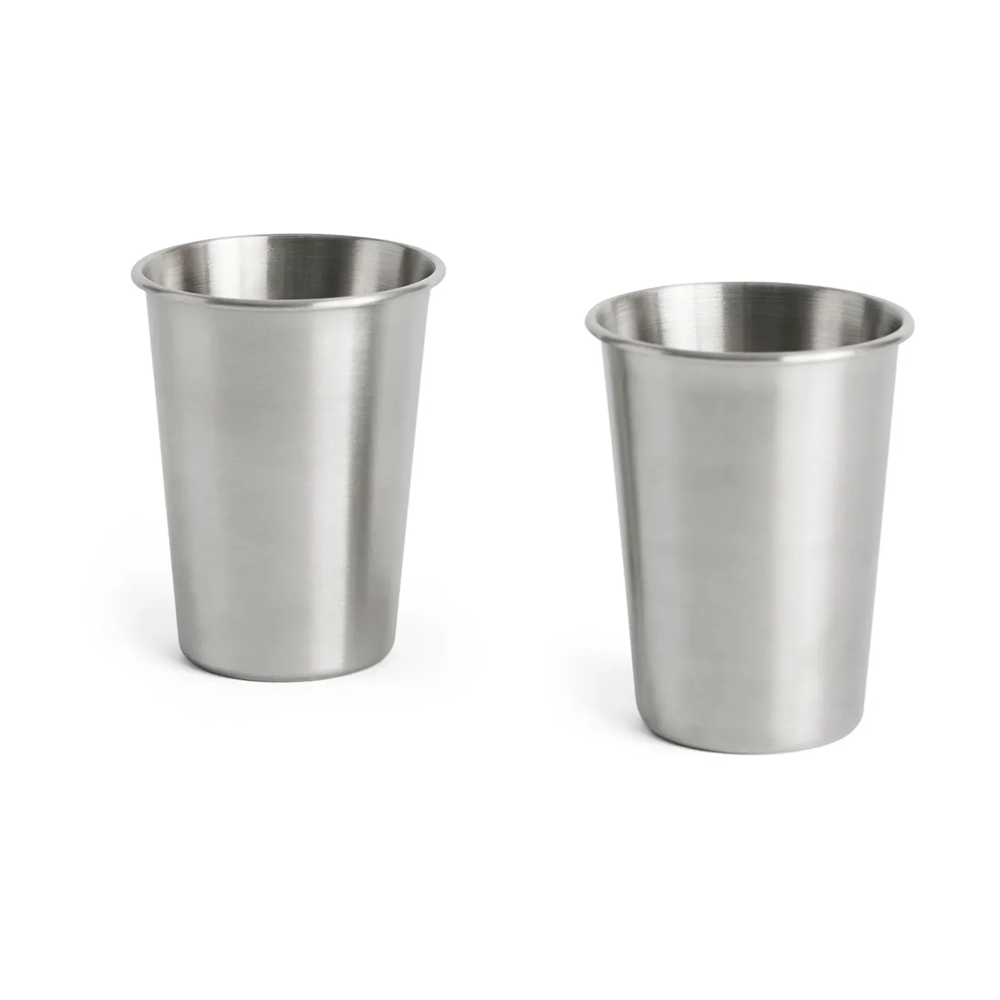 HAY Outdoor Market Becher Edelstahl, 350 ml, 2er Pack