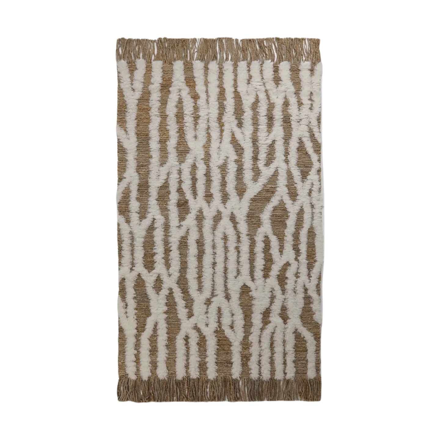 Tinted Wahl jutematta 200x300 cm Brown-offwhite