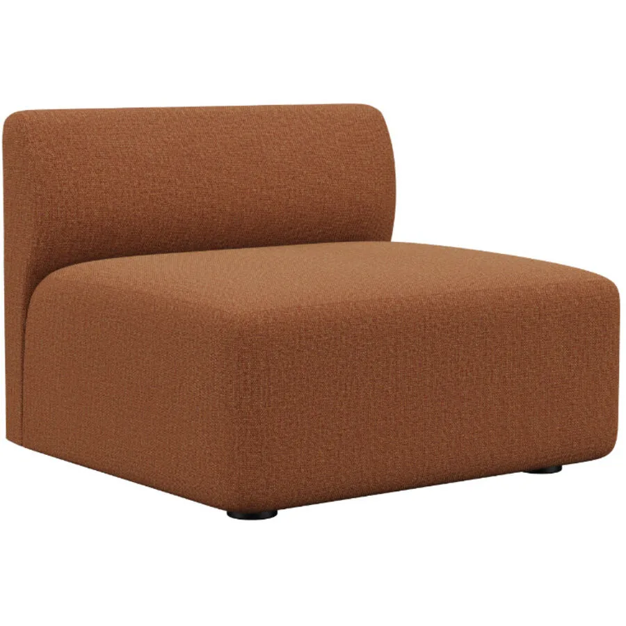 SACKit Loungeelement Fjord Terracotta Stoff 1 B 90 T 90 cm - Material: 90% Polyester (PL) / 10% Polyamid (PA) - Nylon