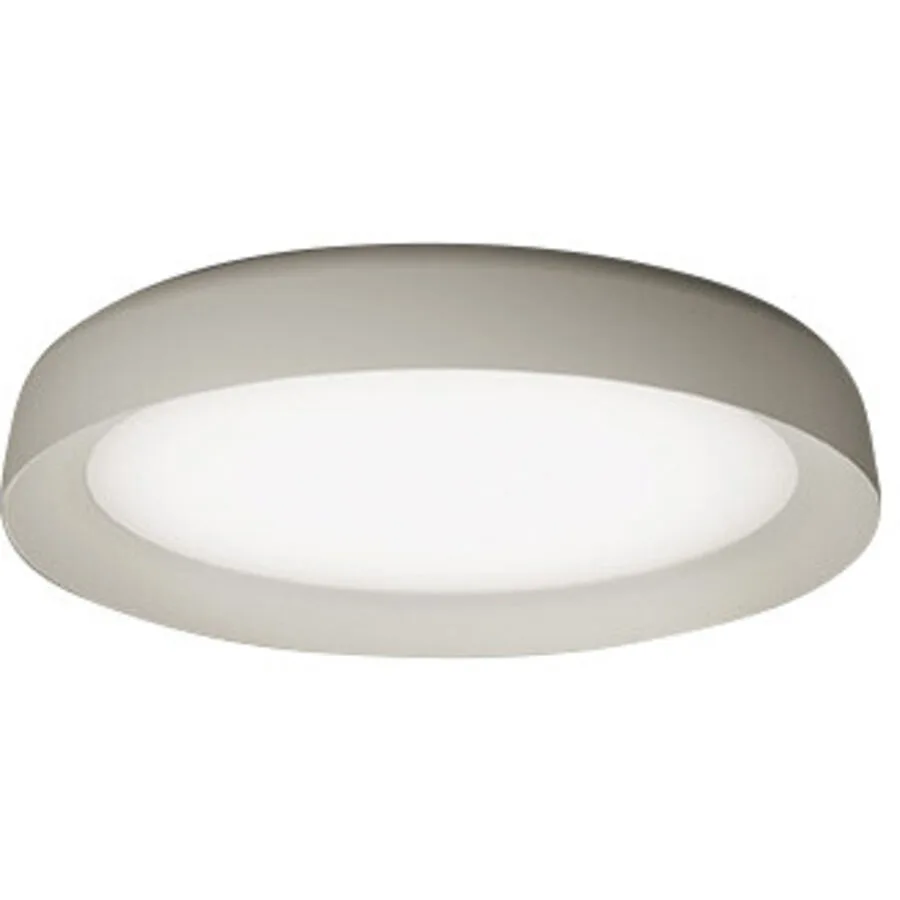 URBAN Deckenlampe EG Aluminium grau 39cm - LED - Lichtfarbe: Warmweiss - LED Energiesparlampen