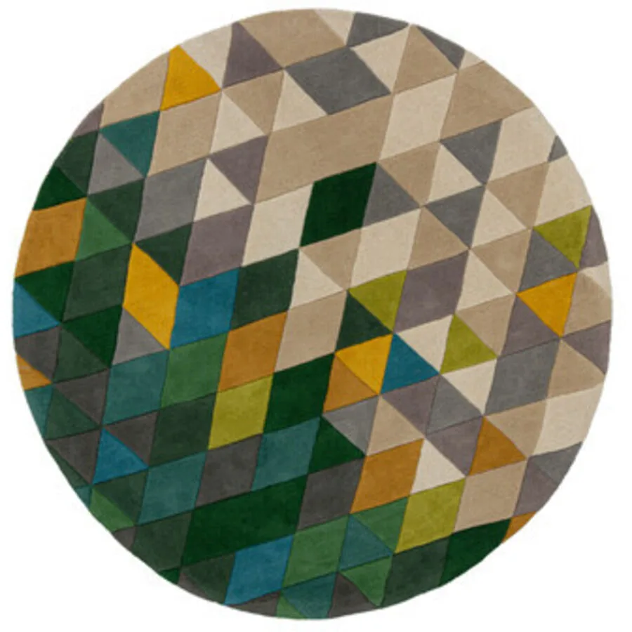 Teppich Sirp Mehrfarbig Wolle 160 cm 160 cm - Farbe: Multi