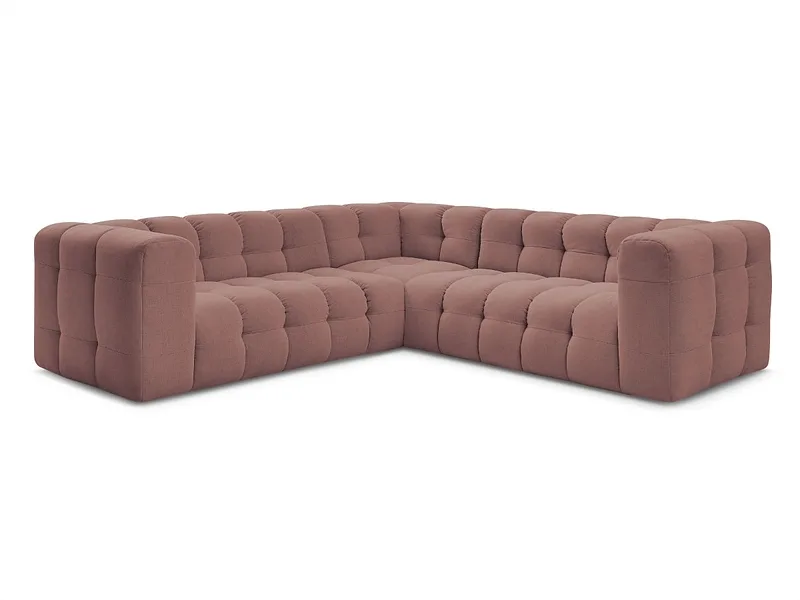 Ecksofa BOBOCHIC CLOUD Stoff rosa