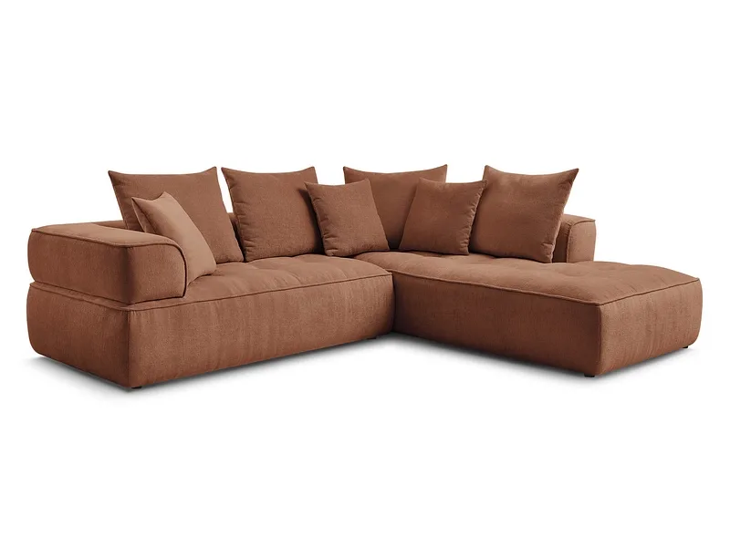 Ecksofa BOBOCHIC WHESLEY Stoff orange