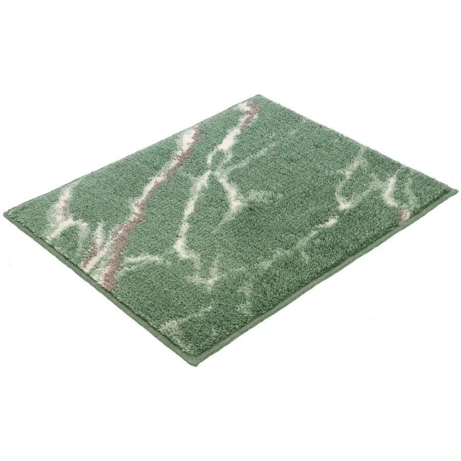 Vossen Badteppich Marble Soft Green Polyacryl 50 x 60 cm Rechteckig