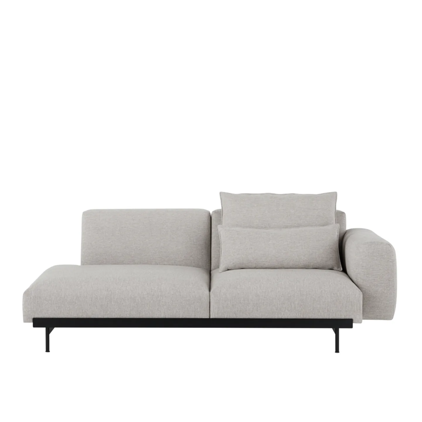 Muuto - In Situ Modular Sofa 2-Seater Configuration 2 Clay 12 - Soffor - Anderssen & Voll - Grå