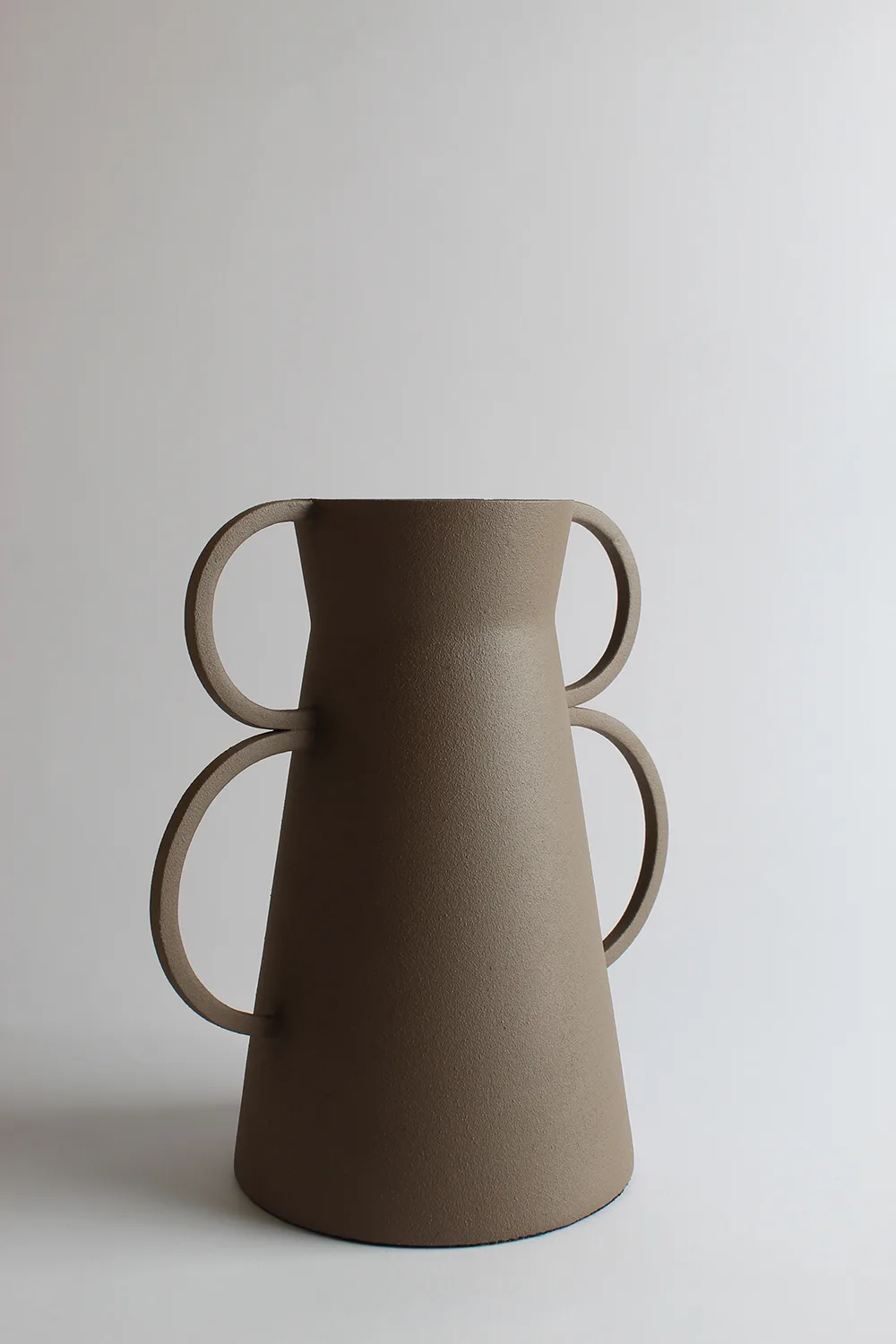 Vase - Adele (greige) (Størrelse: 21 x 23 cm)