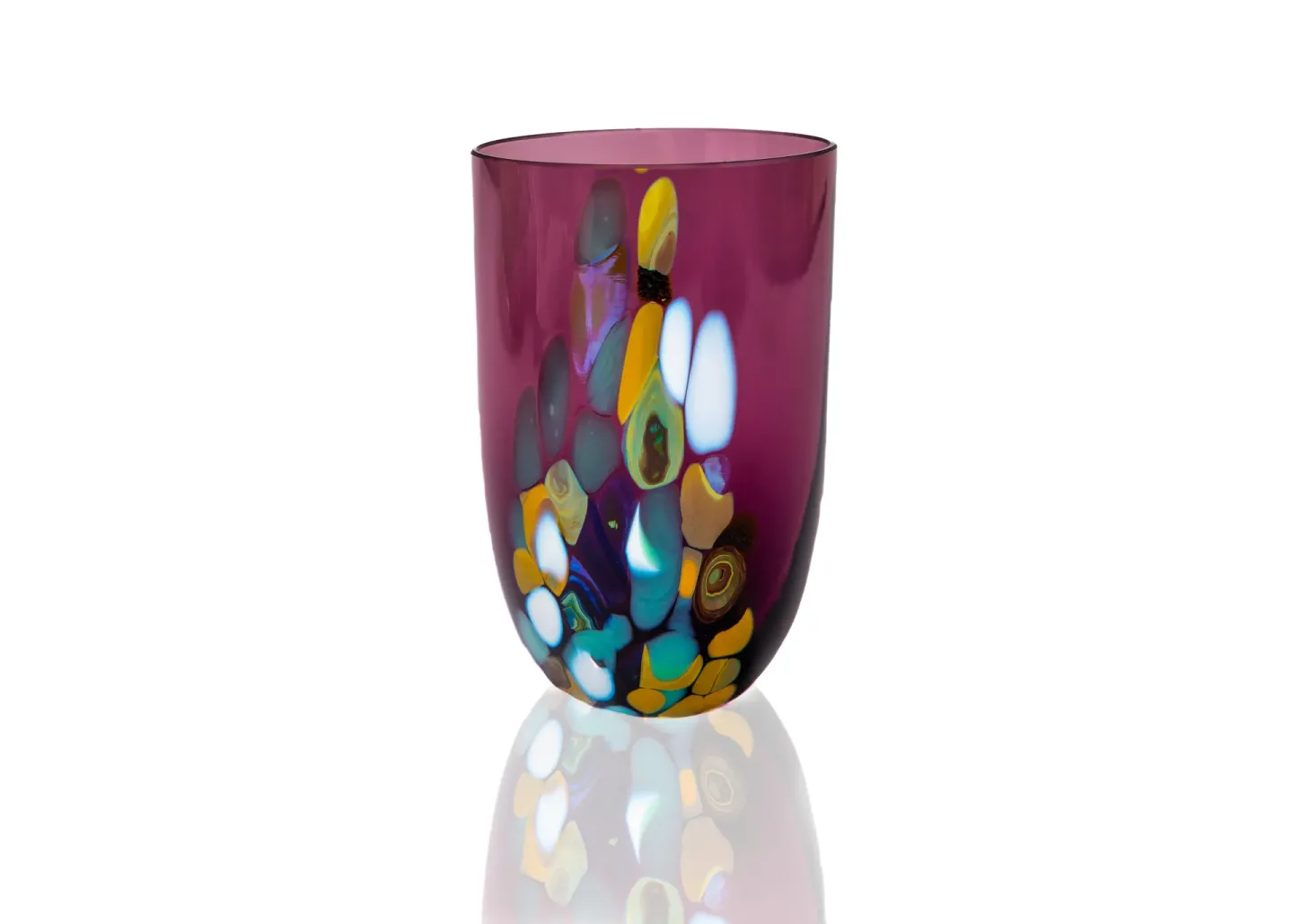 Anna Von Lipa Marble Trinkglas 30 cl Mulberry purple