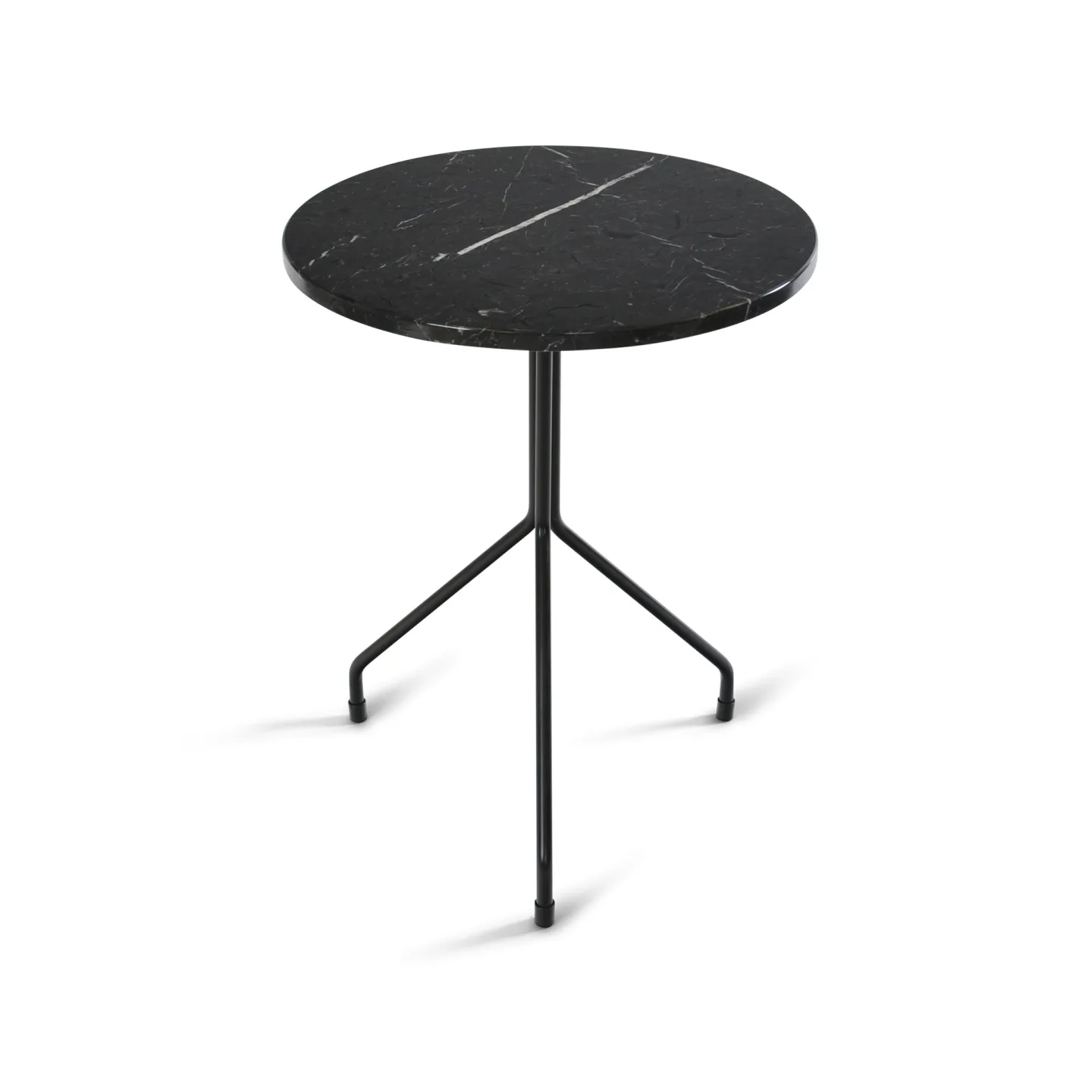 OX Denmarq - Allforone Table Or Stool, Height 60 Cm, Top: Black Marble - Sidobord - Dennis Marquart - Svart - Metall/Sten