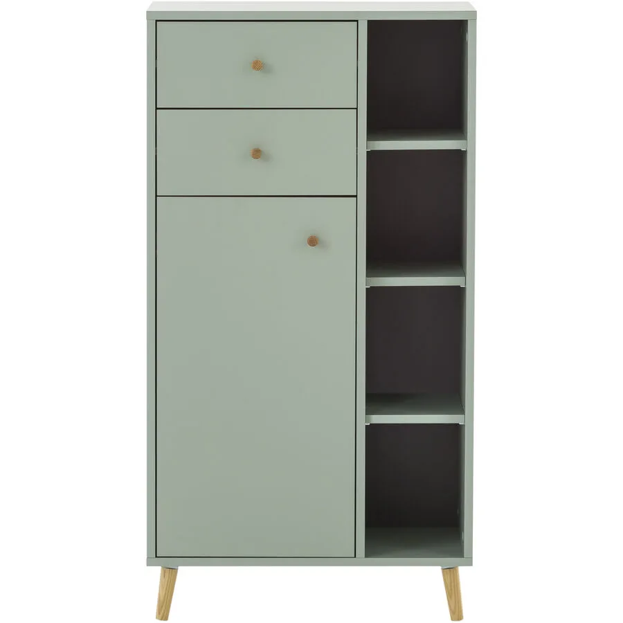 Highboard Elmeri pistache Holzwerkstoff B 60 H 113 cm