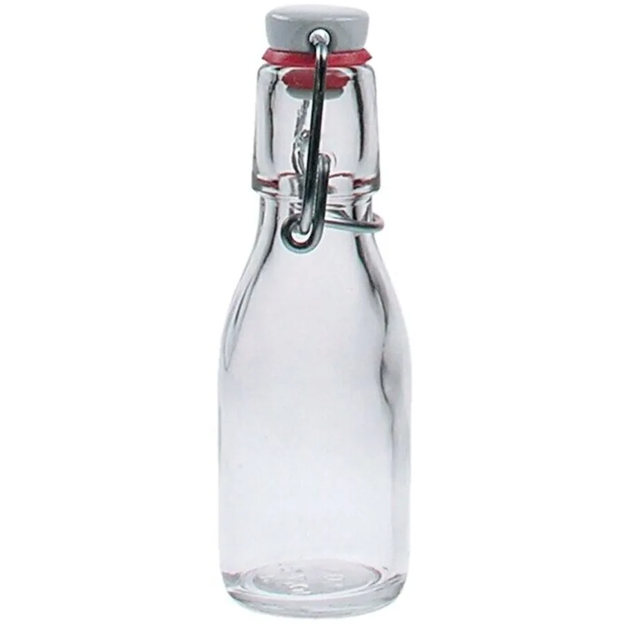 Flasche Therese Transparent Aluminium/Glas 14.5 cm 0.1 l