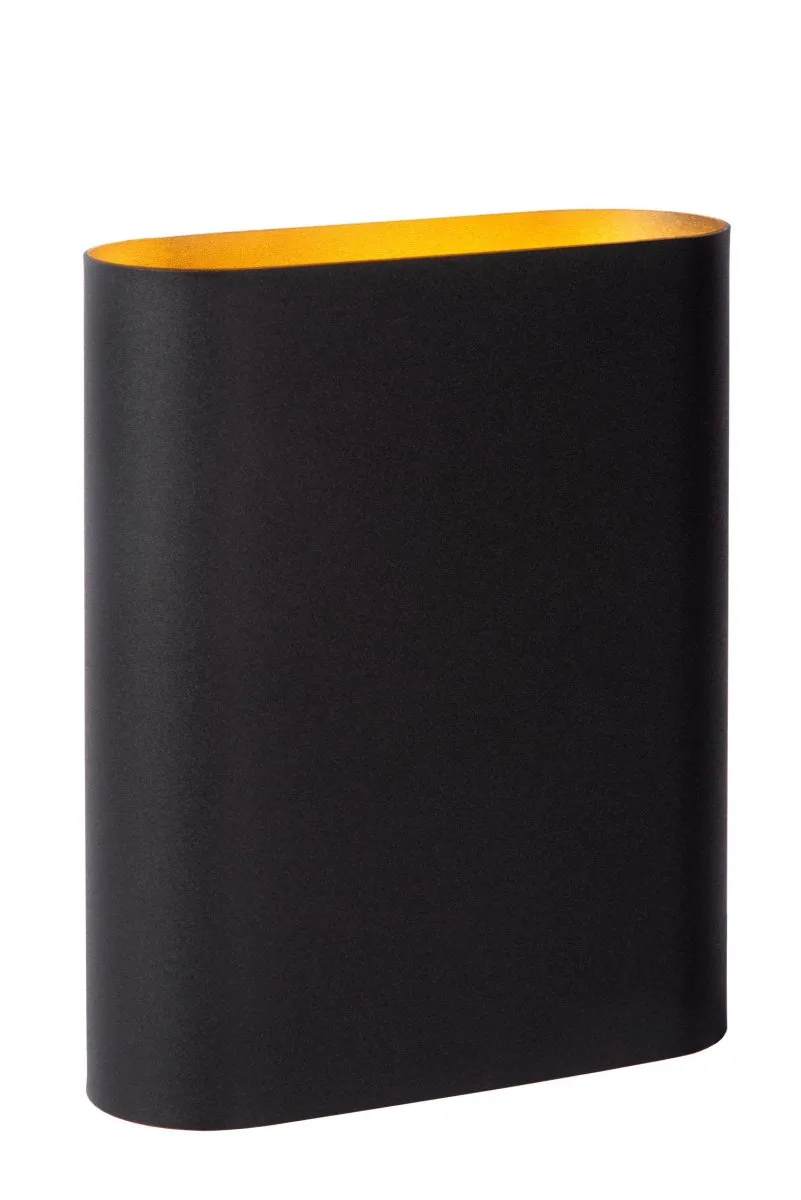 Lucide - Ovalis 20cm - Vägglampa - Svart