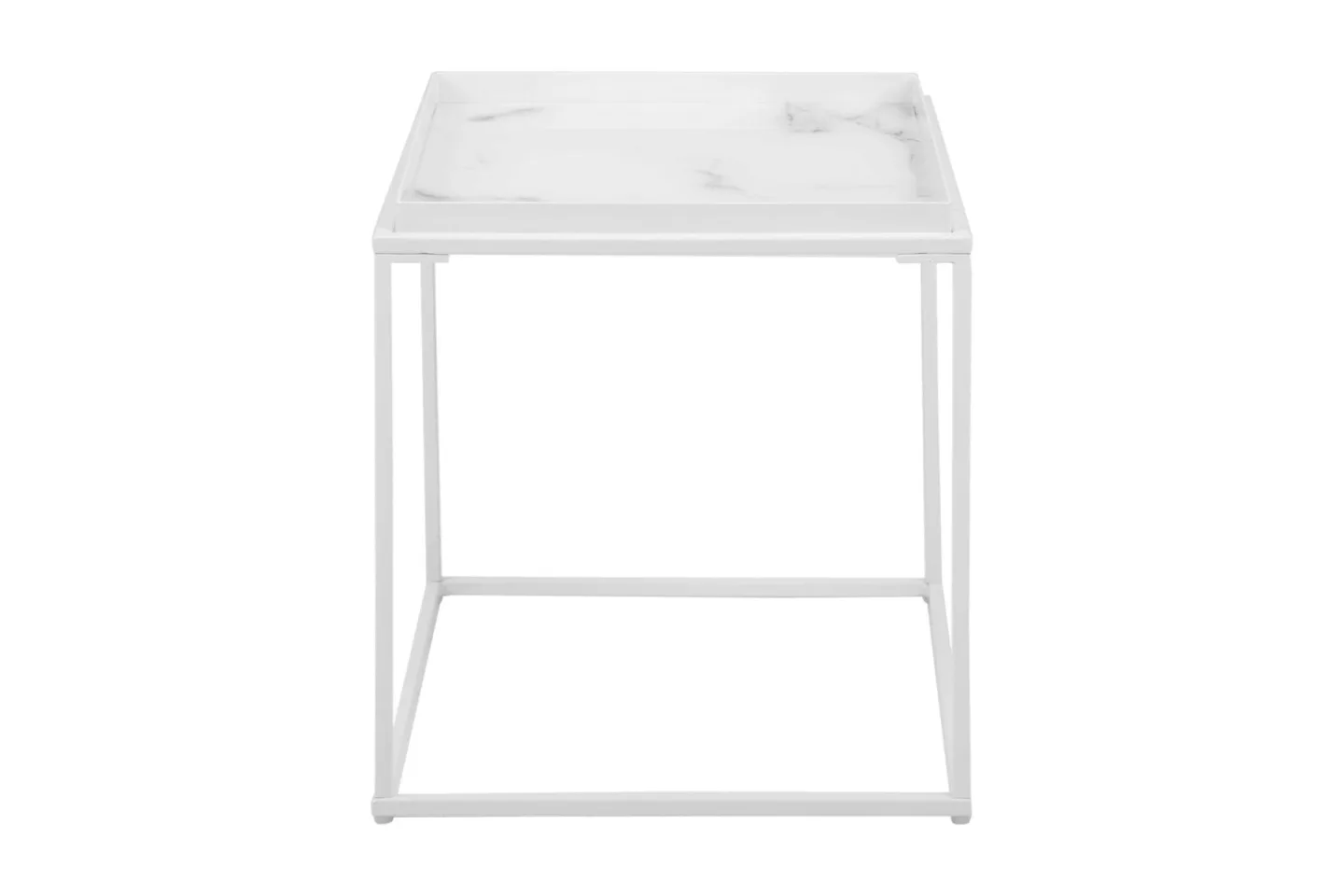 Burwick Sidobord 42 cm - Vit