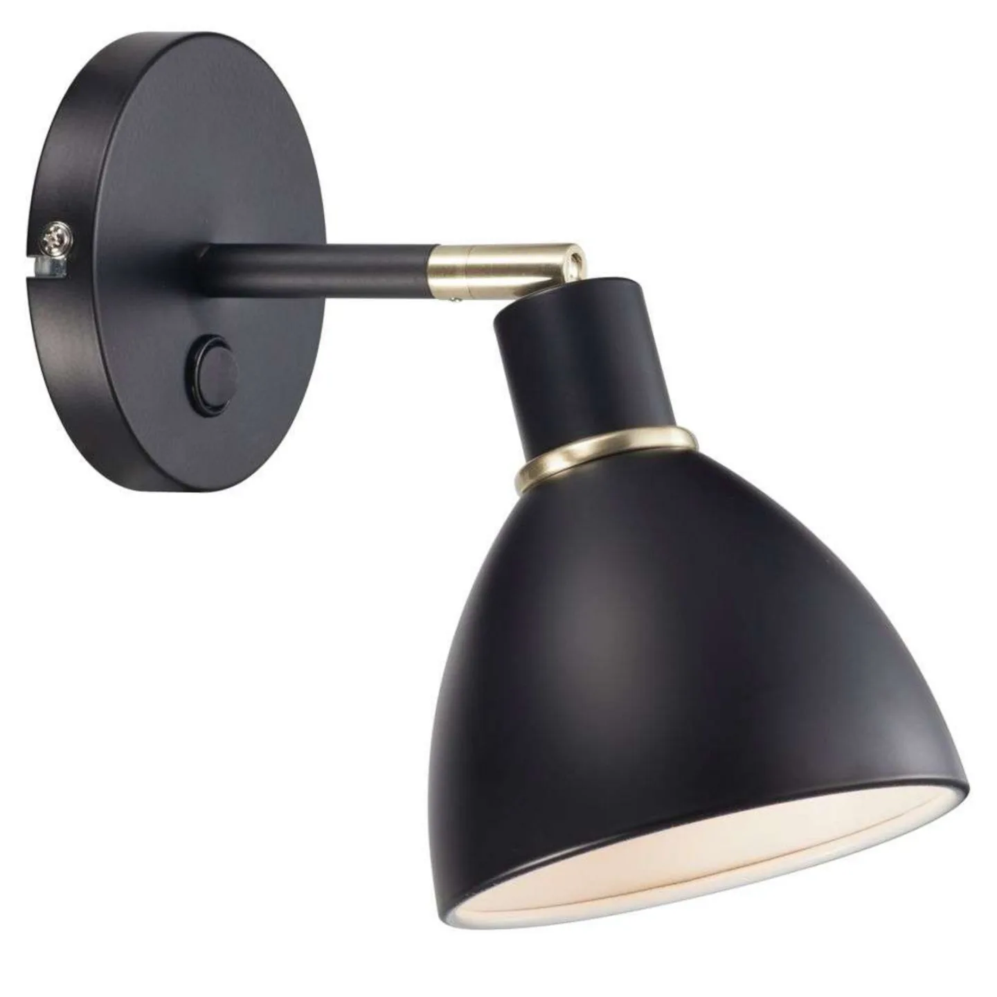 Ray Vegglampe Black - Nordlux - Metall