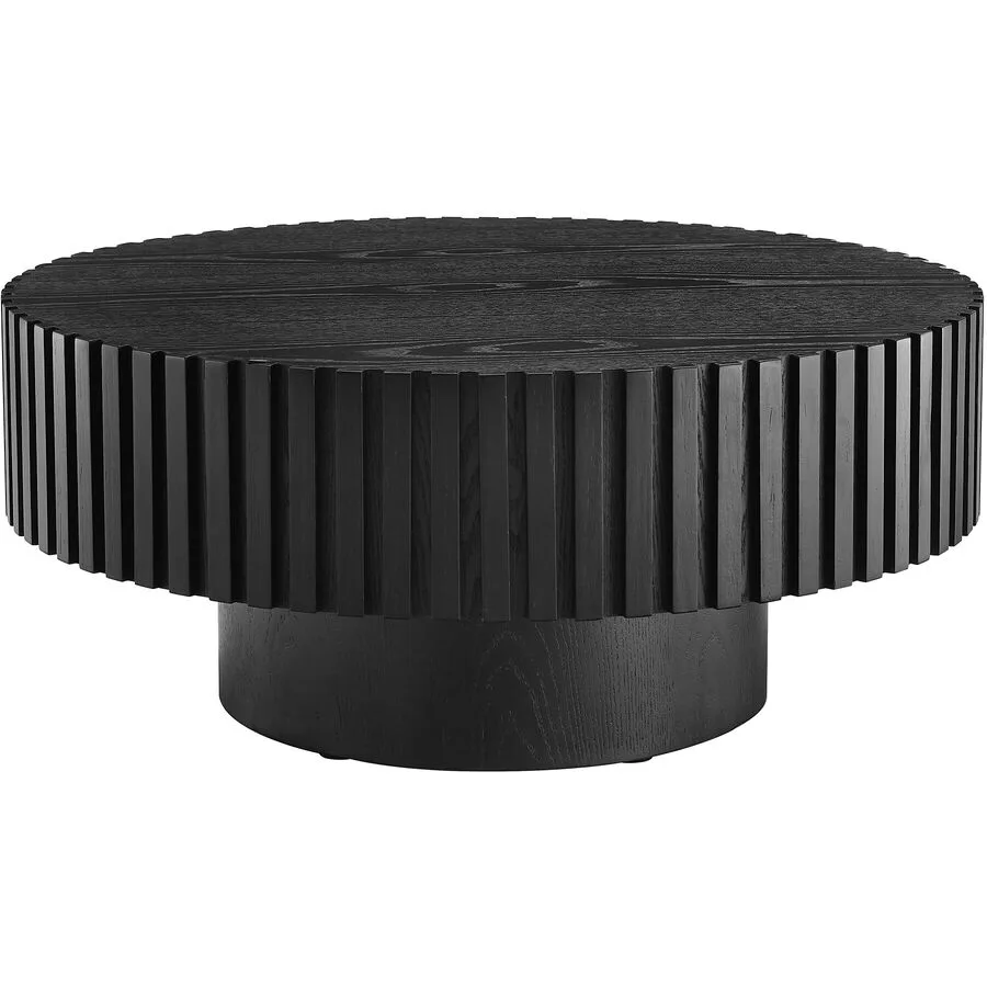 Salontisch Miova schwarz MDF B 80 T 80 cm