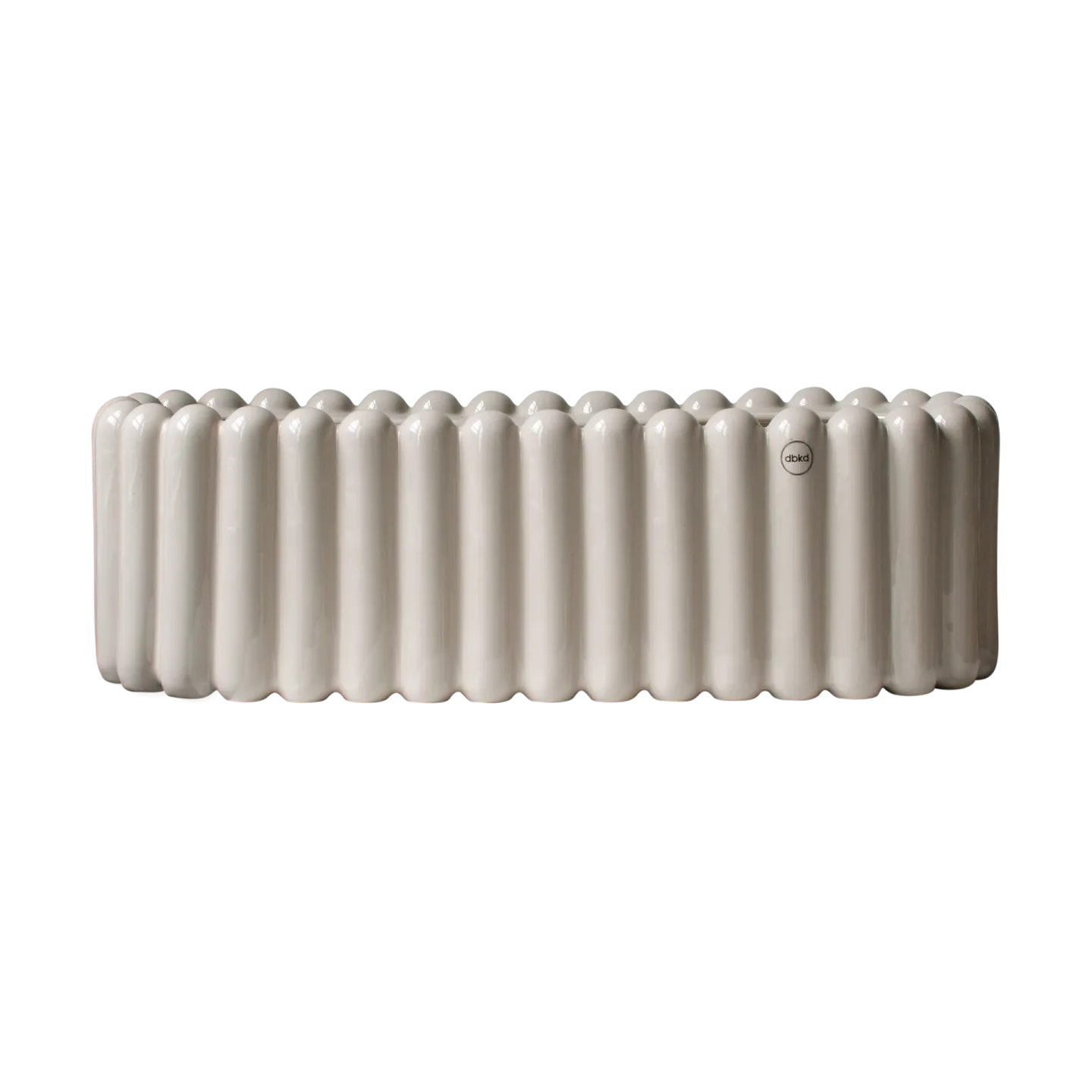 DBKD Mist Blumentopf oval Shiny mole
