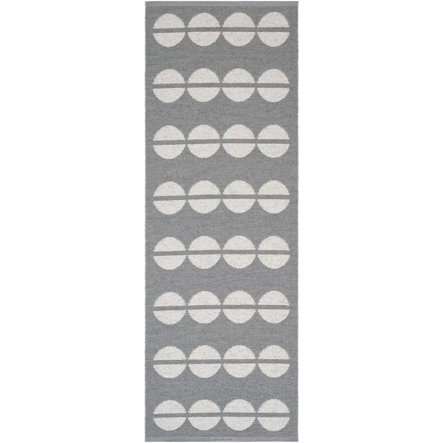 HORREDSMATTAN Outdoor-Teppich Bastian grey Tupfenmuster Phthalatfreies PVC 90%, Polyester 10% 70 x 350 cm