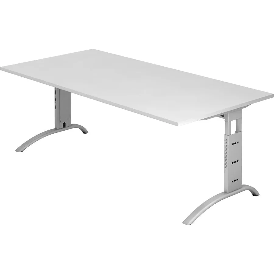 Schreibtisch Office weiss Holzwerkstoff B 200 T 100 cm