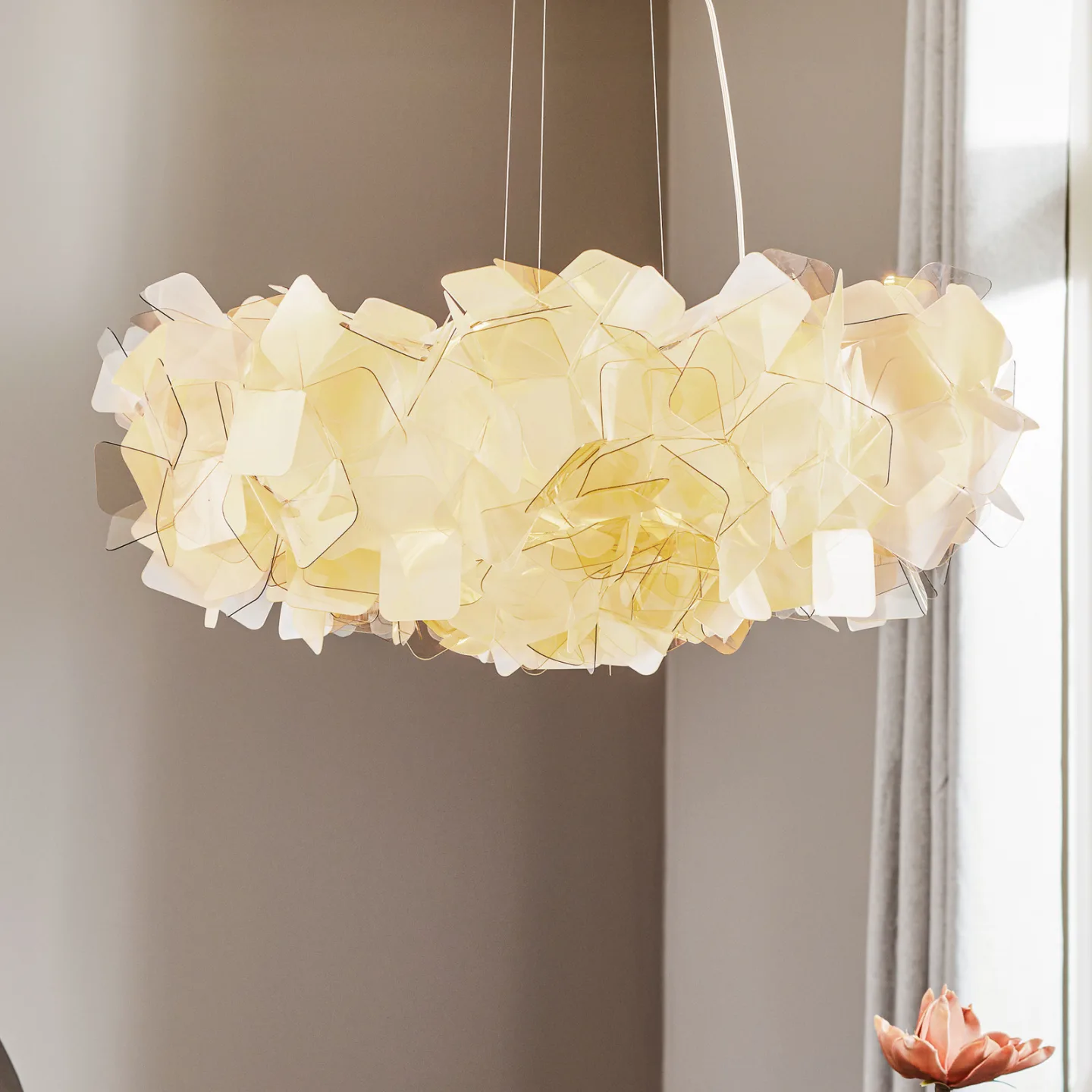 Clizia Pendelleuchte L Prisma - SLAMP - Wohnzimmer - Design - Kunststoff